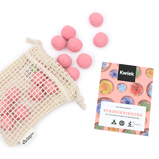 Zaadbommetjes per stuk - rood/roze, afbeelding 2 van 4
