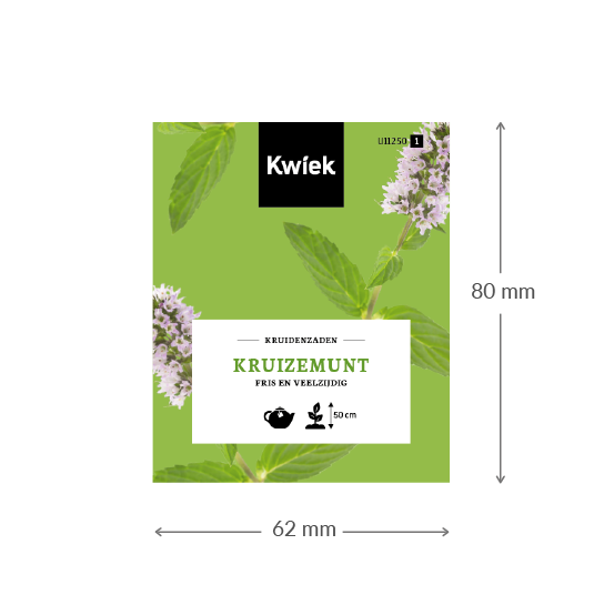 Kruizemunt - Kwiek Uitdeel zakjes, afbeelding 2 van 3