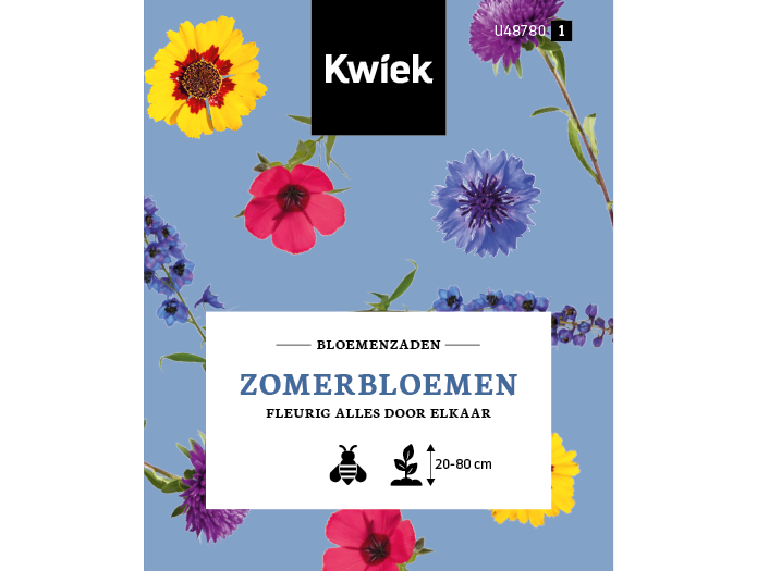 Zomerbloemen zaden -  Kwiek Uitdeel zakjes, afbeelding 2 van 4