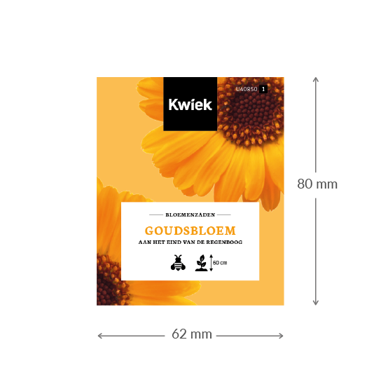 Goudsbloemen zaden -  Kwiek Uitdeel zakjes, afbeelding 3 van 3
