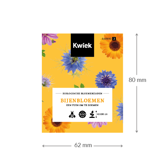Biologische Bijenbloemen zaden - Kwiek Uitdeel zakjes, afbeelding 3 van 3