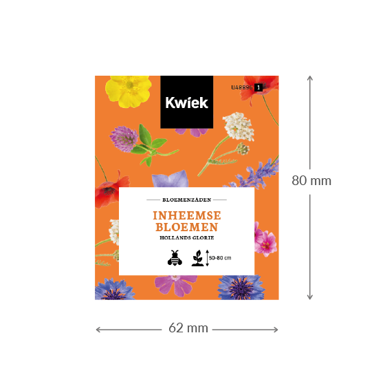Biologische Inheemse bloemenmengsel zaden - Kwiek Uitdeel zakjes, afbeelding 3 van 3