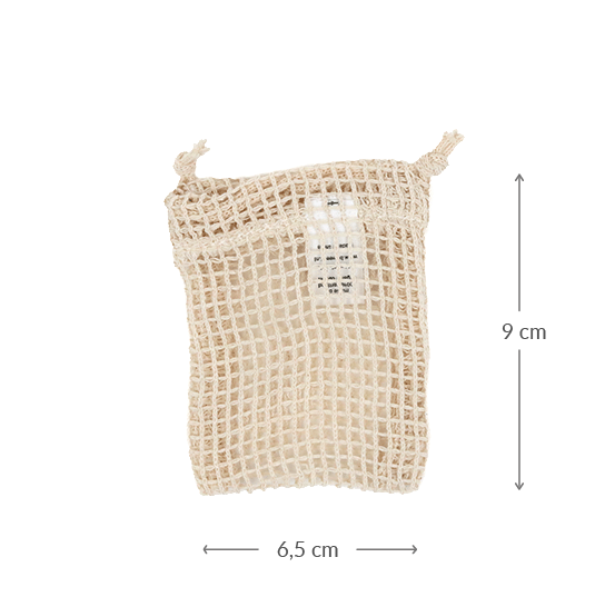 Netzakje organisch katoen - 65 x 90 mm, afbeelding 3 van 4